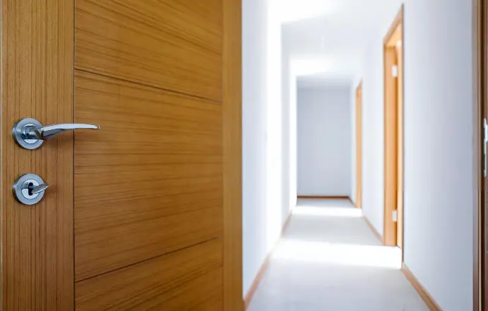 wpc doors in bathroom